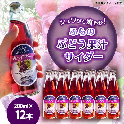 ふらのぶどう果汁サイダー 商品画像
